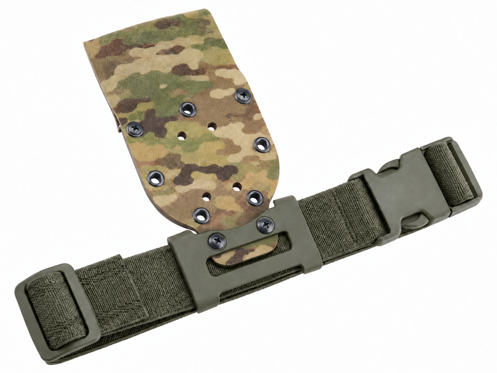 RTI Optimal Drop Pistol Platform w/RTI and Leg Strap (Plastic Buckle) Multicam