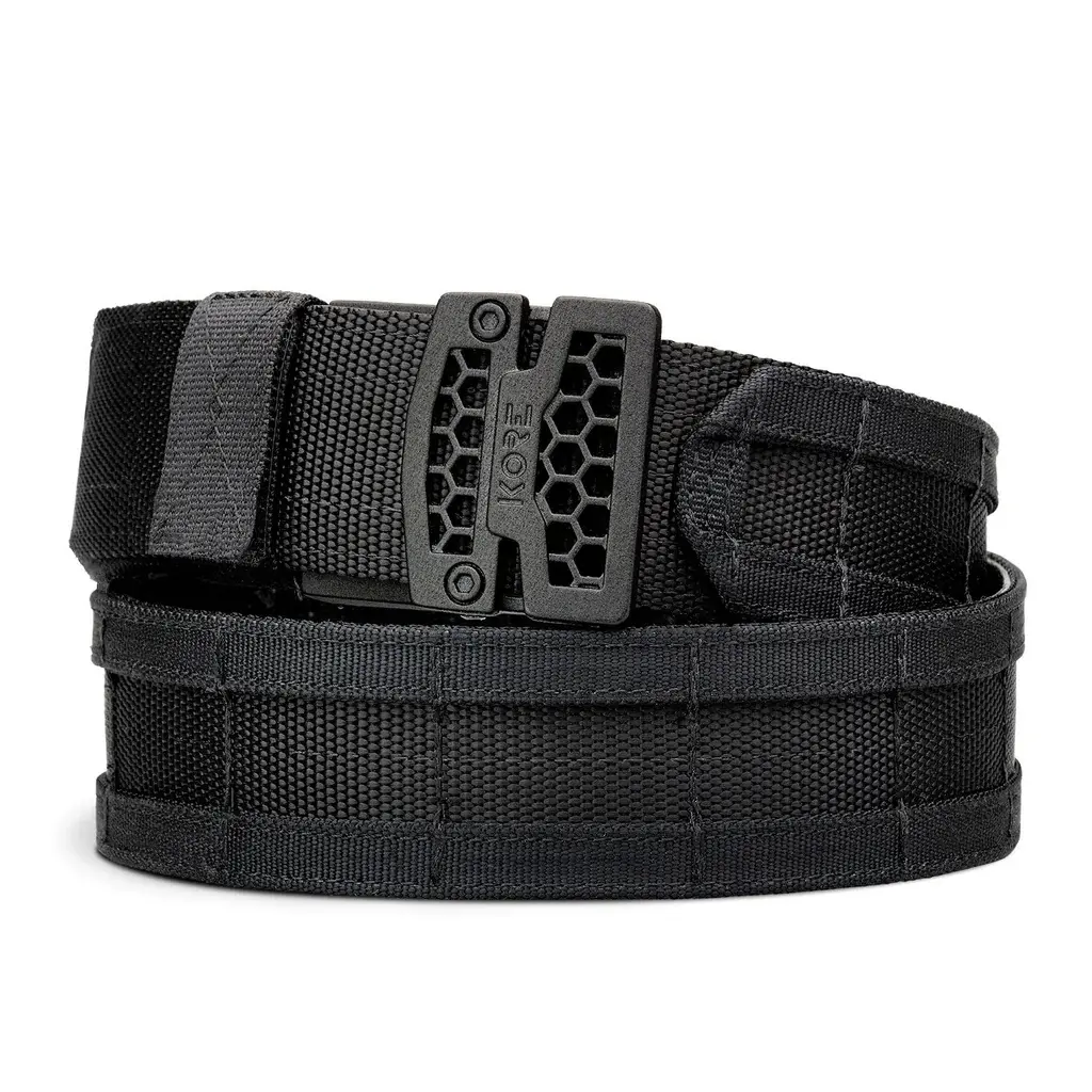 [B1-BATBLK-PADINR] B1 Black Battle Belt (Complete Kit) - 24-48 Reinforced padded Inner Belt KORE