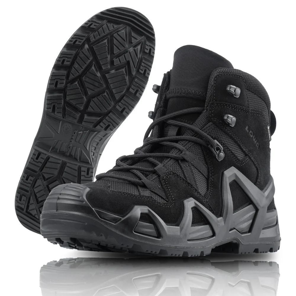 Chaussures Tactiques Zephyr GTX Mid MK2 (Black) Lowa (41.5 (UK7.5))