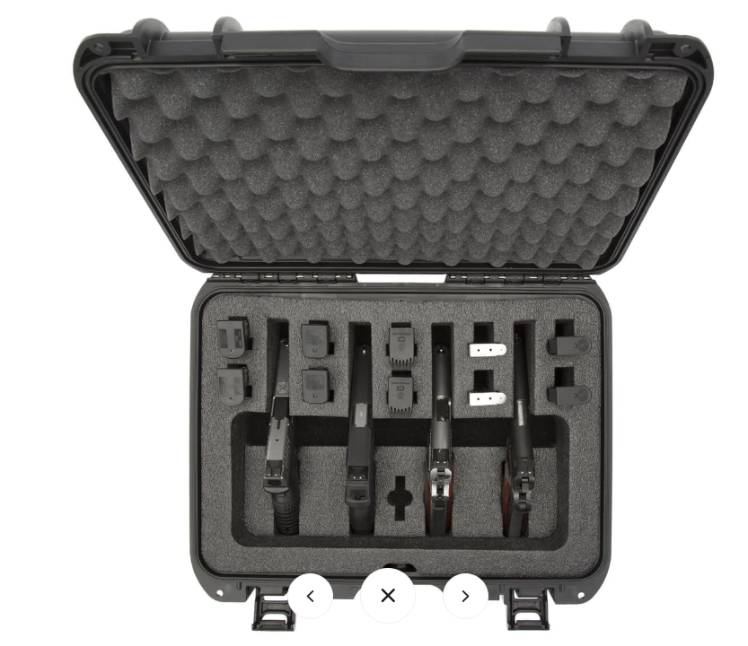[925-4UP7] NANUK 925 4 Up Gun Case (Grey)