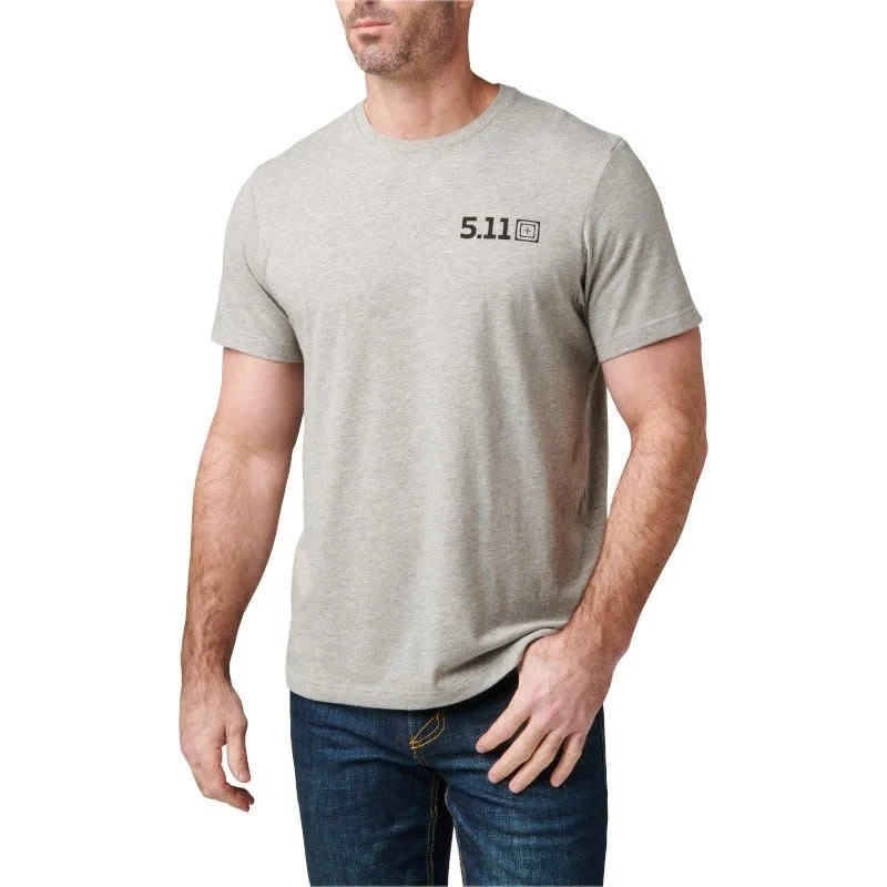 [76254-016-L] Barrel Banner Tee (Heather Grey) Large