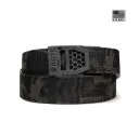 USA Multicam Black Tactical Gun Belt 1.5" X6 Black Buckle 24-54"