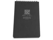 Top Spiral 4x6'' Notebook (Black) Rite In The Rain