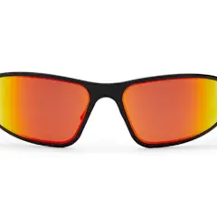 [WRABLK13PMBP] Wraptor Polarized Sunglasses Black Anodized w/ Black Logo Gatorz (Sunburst Mirror Polarized)