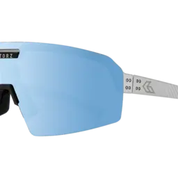 [GZ-13-518] Havok  Non-Polarized Sunglasses Stainless Cerakote w/Engraved Logo (ANSI Z87+ Smoke w/ Blue Mirror w/Anti-Fog)