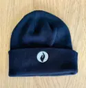 Bonnet broderie 'Police' (Black)
