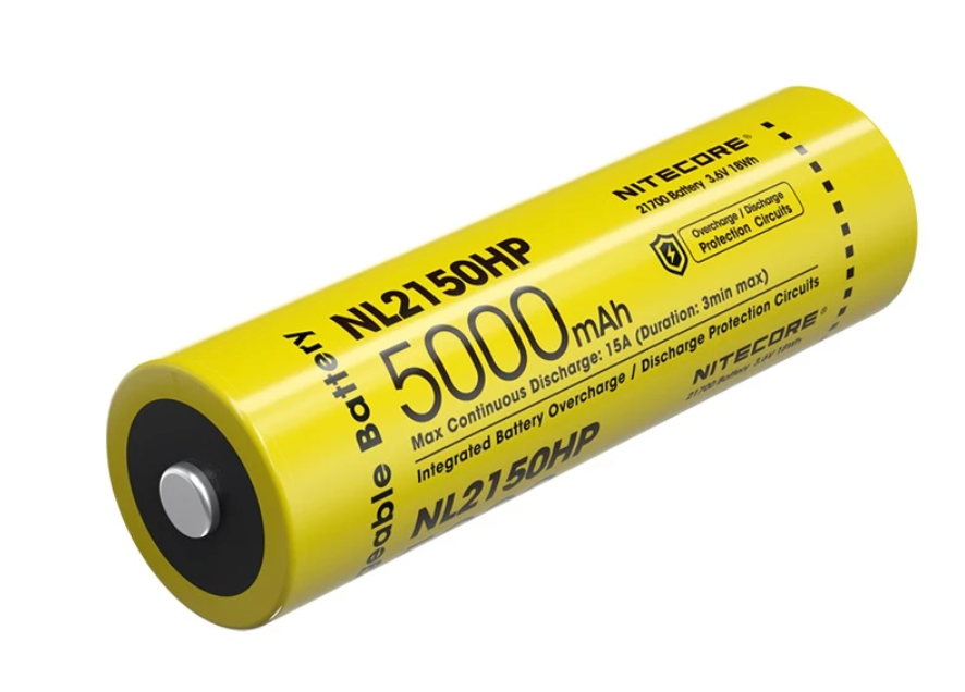 Nitecore 21700 Li-Ion 3.6V 5000mAh Rechargeable Battery