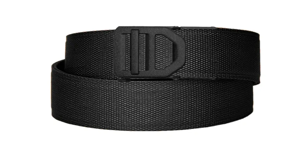 [X6B-TACBLK] Black Tactical Gun Belt 1.5" X6 Black Buckle  24-54"