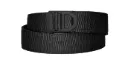 Black Tactical Gun Belt 1.5" X6 Black Buckle  24-54"