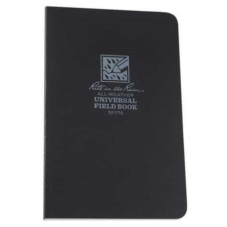 Soft Cover Book 11.7x17.7cm (Black) Rite In The Rain