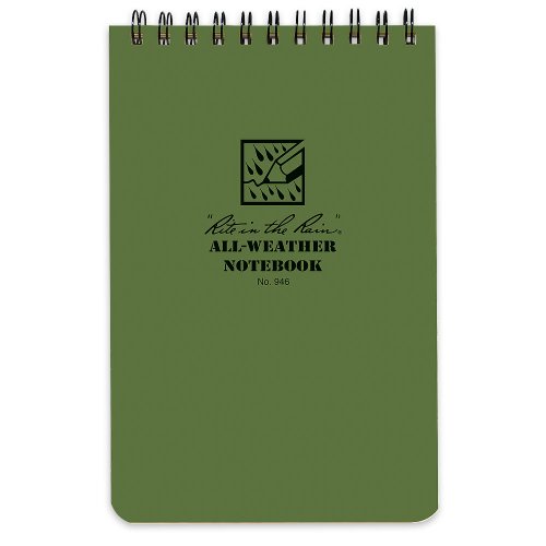 Top Spiral 4x6'' Notebook (Green)