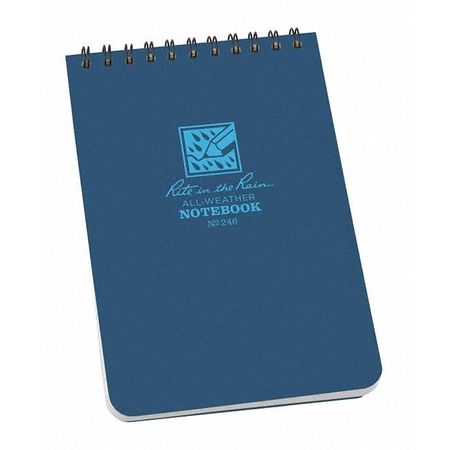 Top Spiral 4x6'' Notebook (Blue) Rite In The Rain