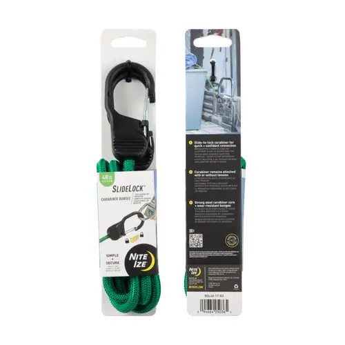 Nite Ize Bungee SlideLock 48" (Lime)