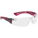 Rush+ Clear Lens Glasses (Red/Black)