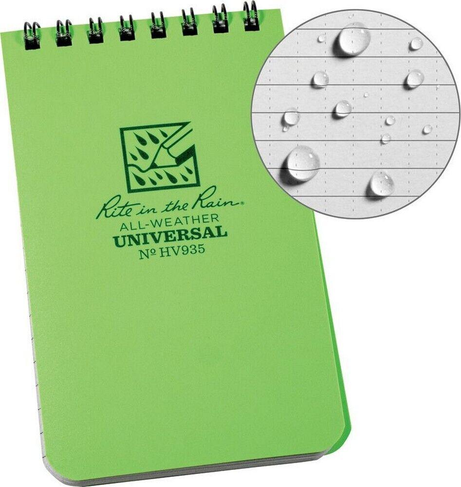 Top Spiral 3x5'' Notebook Kit (Hi Vis Green)