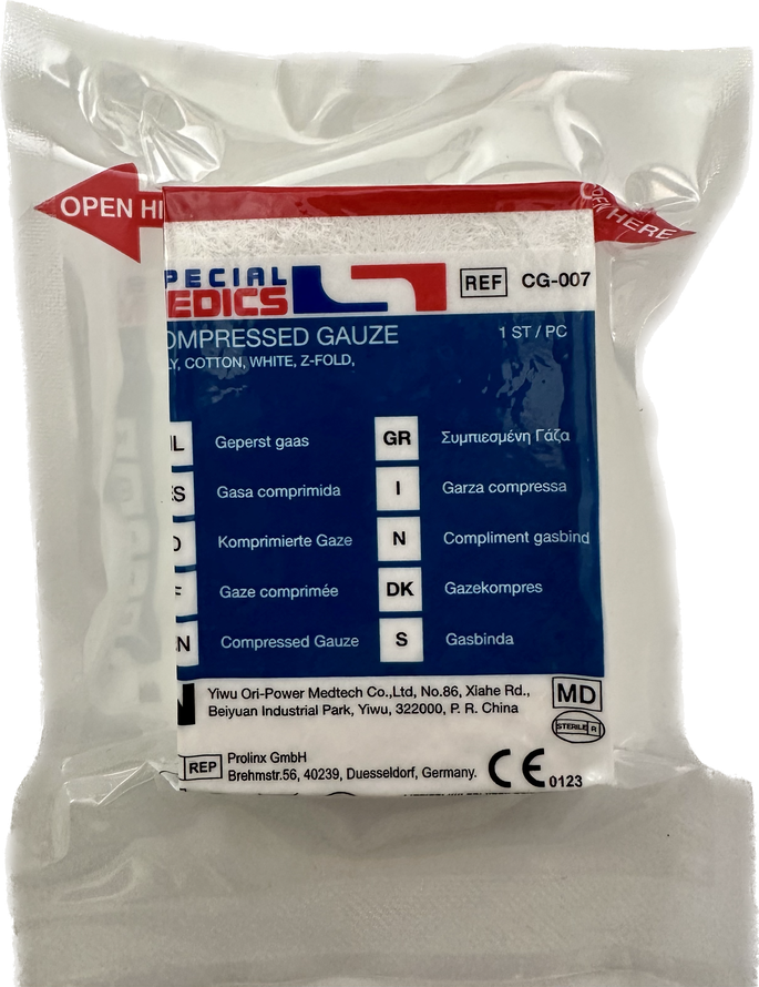Compressed Gauze Z-Fold