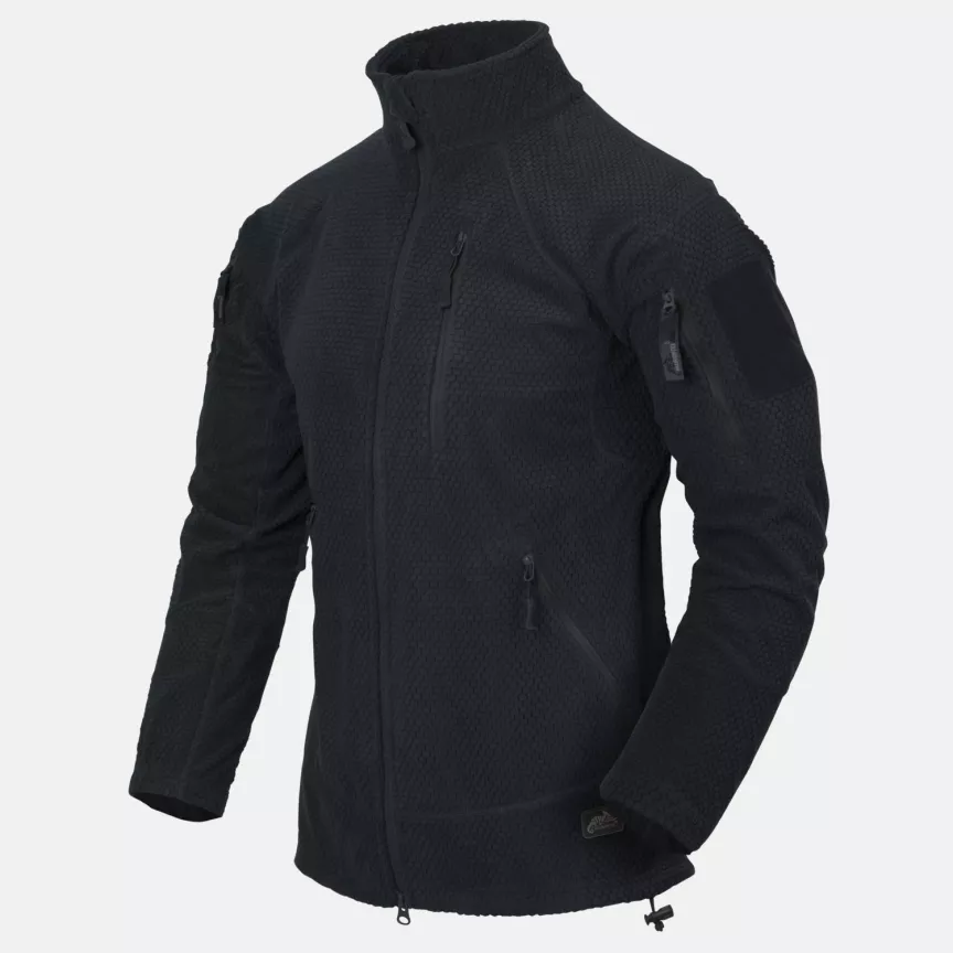 Alpha Tactical Jacket Grid Fleece (Navy Blue) Helikon-Tex