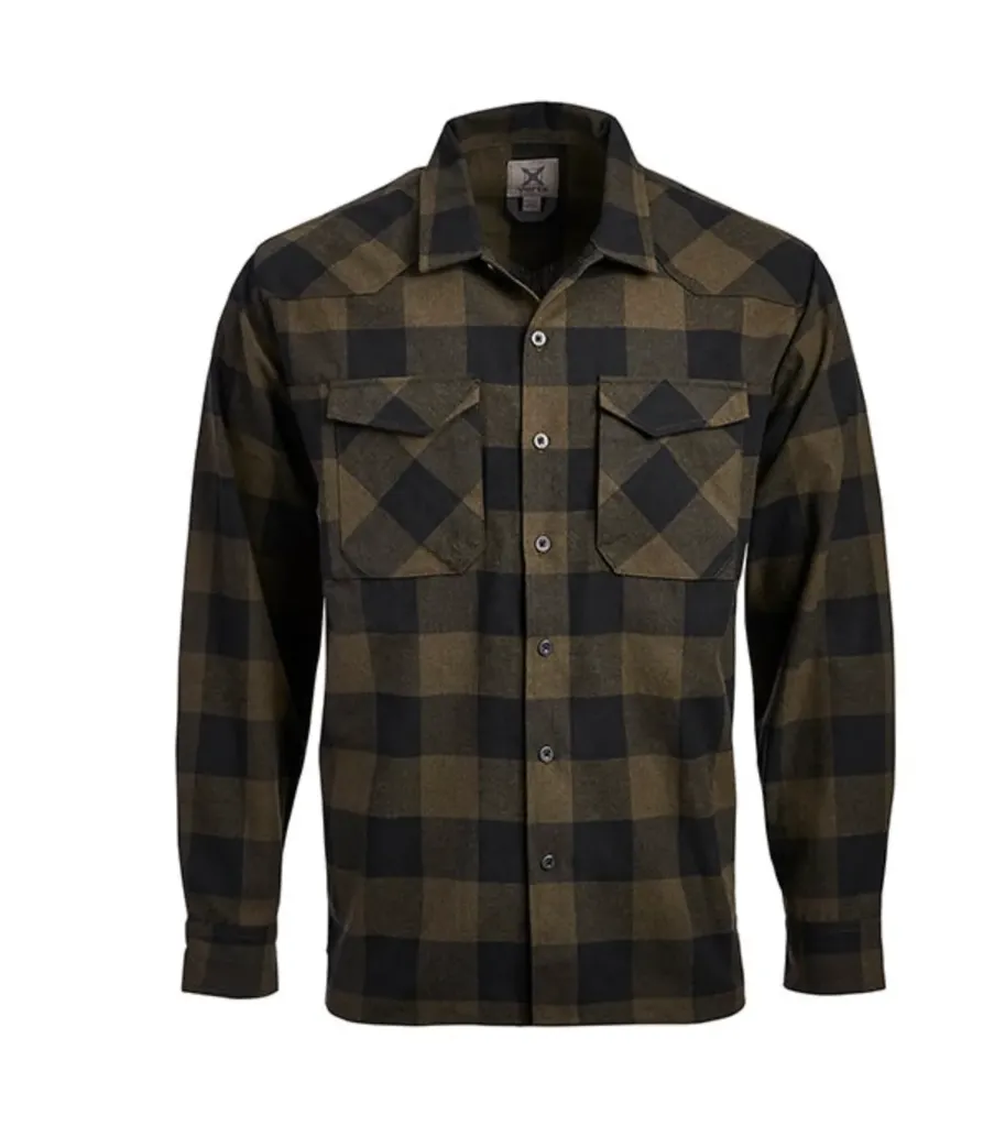 [VTX 1501 S] Canyon Valley Flannel Vertx (Marshland Plaid) (S)