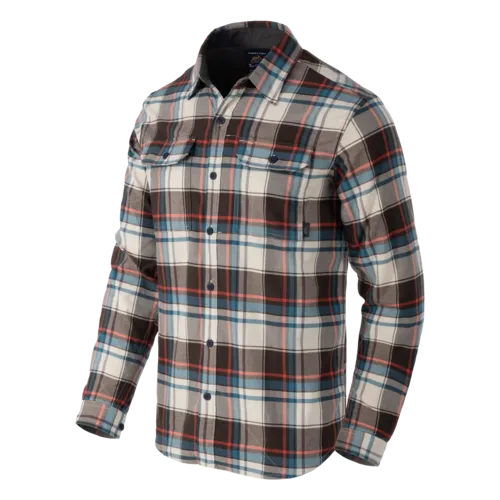 Greyman Shirt - Nylon Sorona® Blend (Foggy Meadow Plaid) - Helikon-Tex (S)