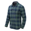 Greyman Shirt - Nylon Sorona® Blend (Moss Green Checkered) - Helikon-Tex