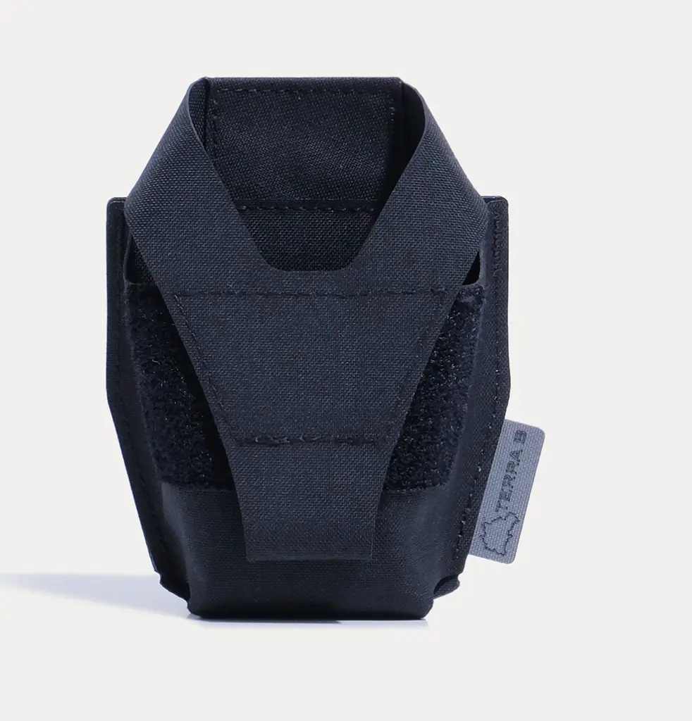 [HHCP-L-BL] Hinged Handcuff Pouch - Large (Black) Terra B
