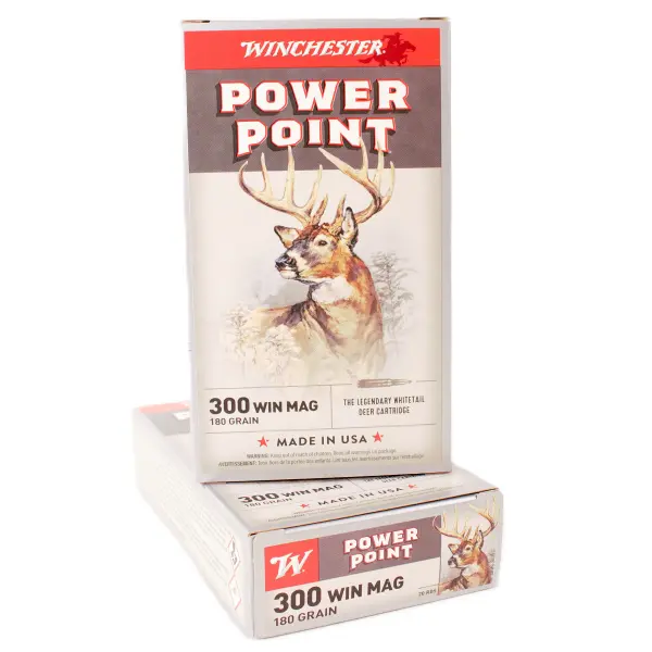 Winchester .300SWM Power Point 180 Grains : Boite de 20. 