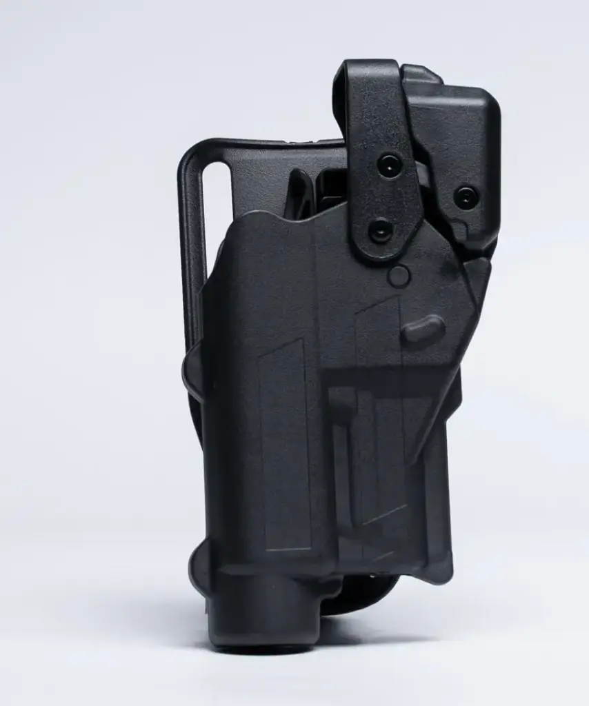 [R3-M-0880-BK-LH-LL-A0-C] Rapid Force Level III Duty Holster Mid Ride for Smith & Wesson - Large Light (Black) Alien Gear (Gaucher)