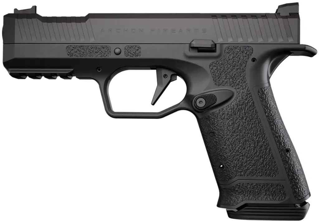 Archon Type B 9x19mm Pistol, 4.3'' Barrel, Black Slide w/OR RMS-C cut, Gen2 Black Grip, Edge Black Grip Tape