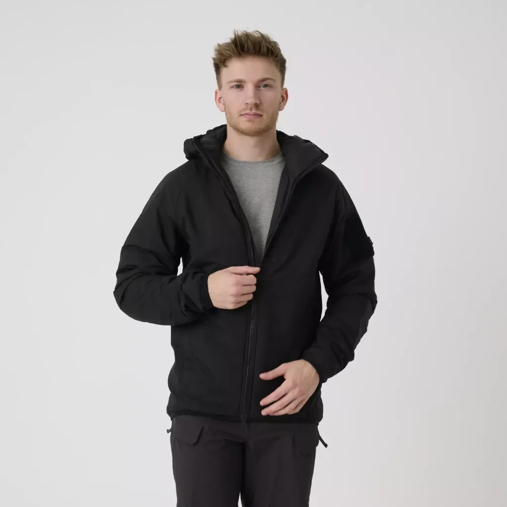 Wolfhound Hoodie Jacket Windpack Helikon-Tex (Black) (S)