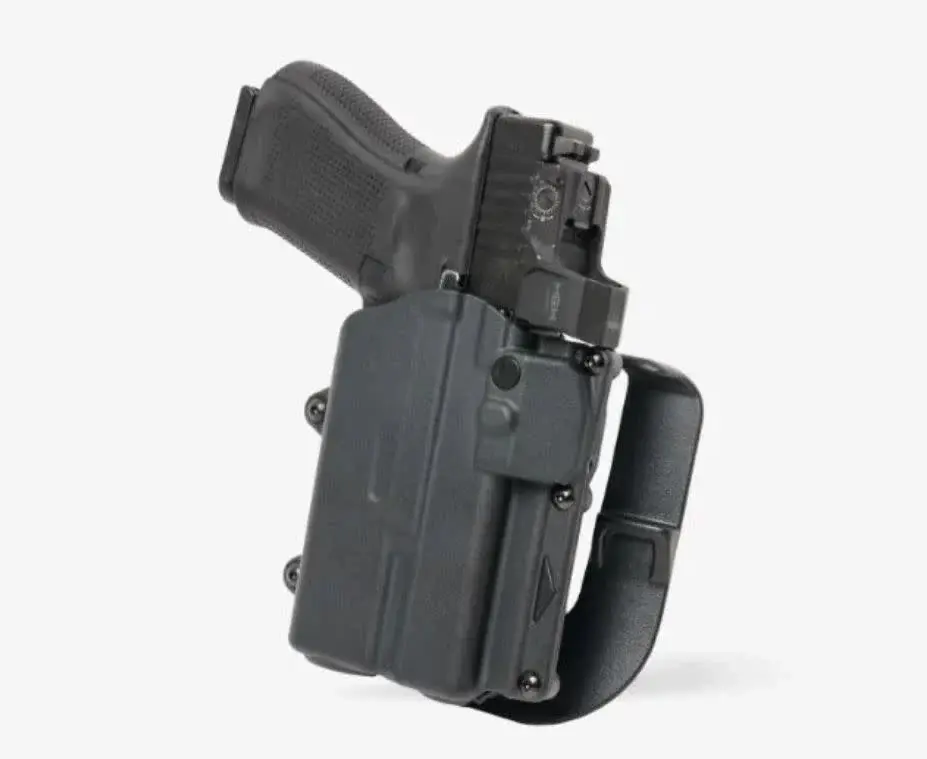 [R2-P-0601-BK-LH-CL-A0-C] Rapid Force Level II Holster w/ paddle for Glock 17/17 MOS - Compact Light (Black) Alien Gear (Left Hand)
