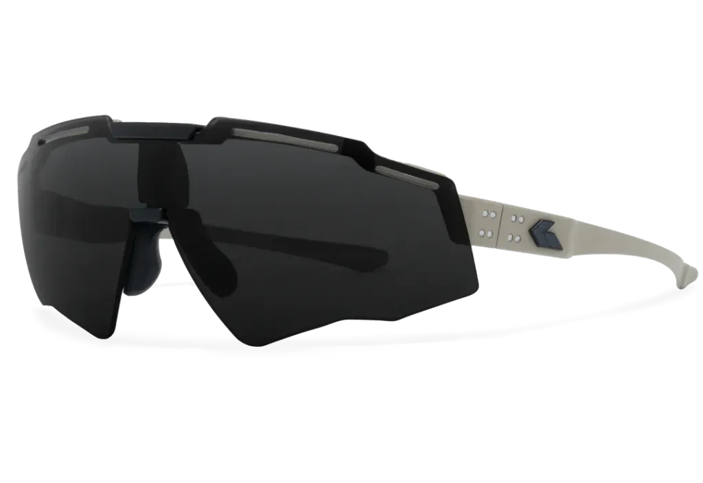 [GZ-16-346] Blastshield B2 MILSPEC Ballistic Gatorz (Desert) ANSI Z87.1+ Smoke Polarized w/Anti-Fog