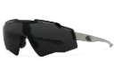 Blastshield B2 MILSPEC Ballistic Gatorz (Desert) ANSI Z87.1+ Smoke Polarized w/Anti-Fog