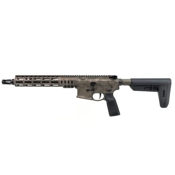 MK1 CAR SBR (NFA) - 11.5" 5.56 P3 CL Barrel - 10.75" MK1 Cable Management Rail (Cerakote Mk1 Camo) - Sons Of Liberty
