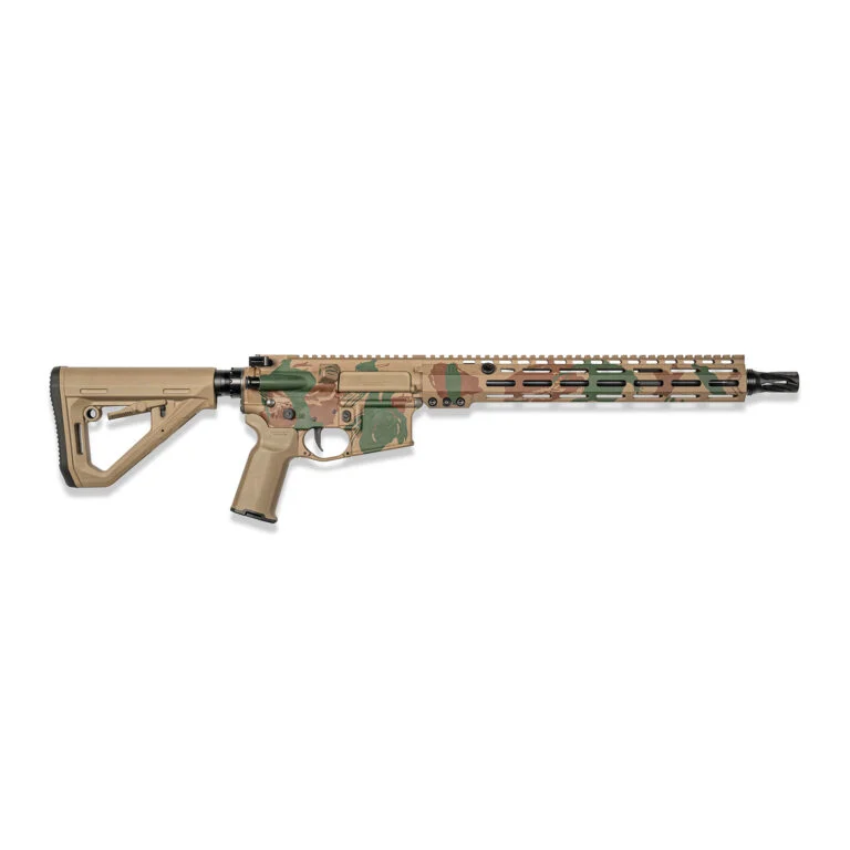 [LP-OB1-556-137-XL-RIFLE-CK] Craighead OB1 Rifle - 13.7" 5.56mm - PCW HUX mount - Ǫuick Selector - L2S Trigger - Magpul Furniture - Railscales - Black Beard Boarding Party, Brushstroke Cerakote - Sons Of Liberty