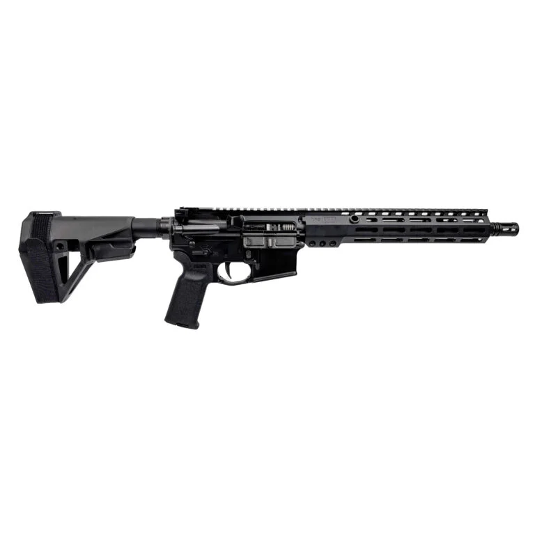 M4-L89 Pistol - 11.5" 5.56 CarGas - 10.75" L89 rail - A2 Flash Hider - SBA5 Brace (Anodized Black) Sons Of Liberty