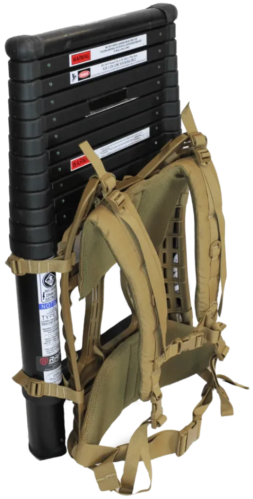 16'' Tactical Ladder Telescoping w/ Ladder Pack - Rapid Assault Tools