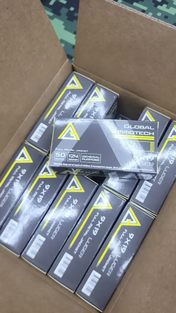 Ammotech 9mm 124 grains /50
