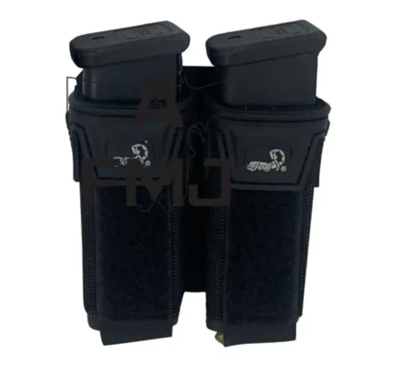 [8049BLK1SZ] Pincer double Pistol Mag Pouch