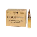 .308 WIN, 147 grain (9.55 gram) FMJ bullet 20 pcs - GGG