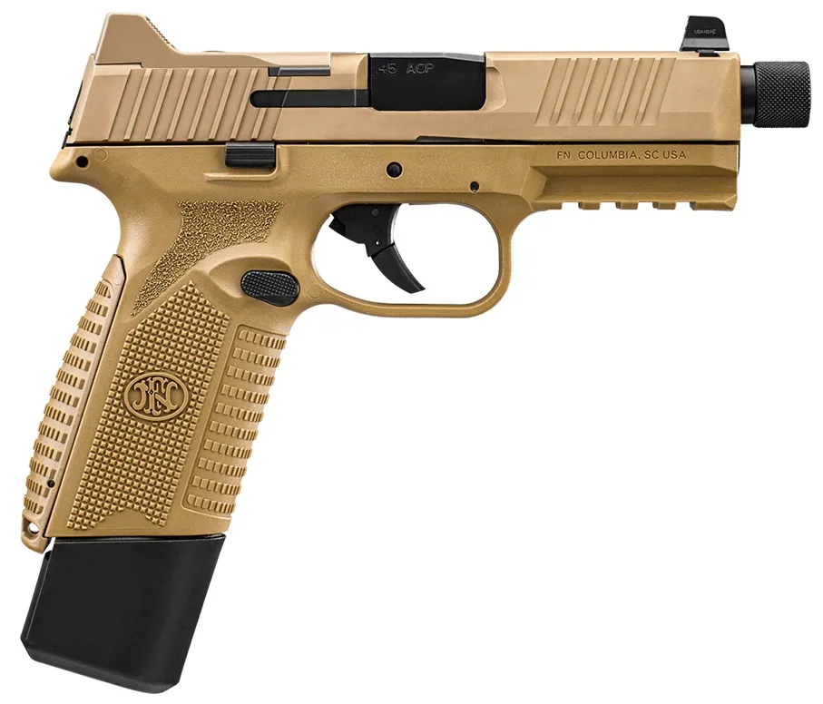 FN 545T BI NMS FDE/FDE GUARD .45ACP (TAN)