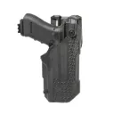 T-Series L3D Light Bearing Duty Holster for Glock 17/19 w/TLR1/2 - Basketweave finish (Black) Blackhawk