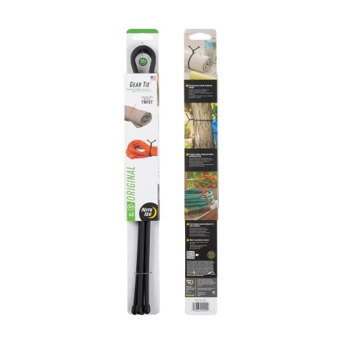 Gear Tie 32" 2 Pack (Black)