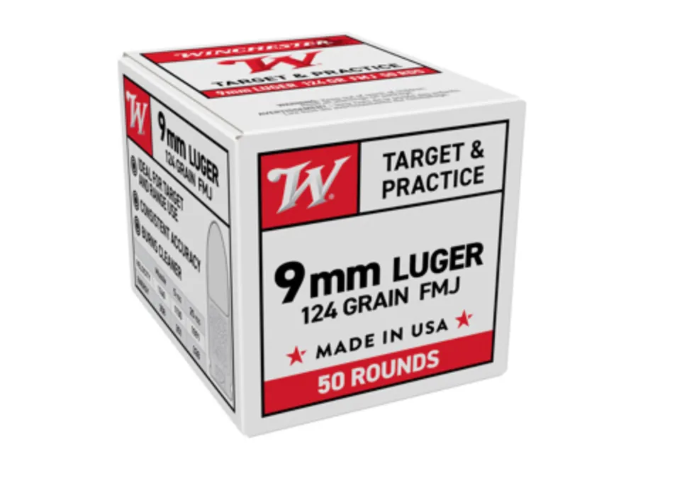 [CW9MM12450] 9mm Luger Super-X 124grs (50 rounds) - Winchester