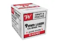 9mm Luger Super-X 124grs (50 rounds) - Winchester
