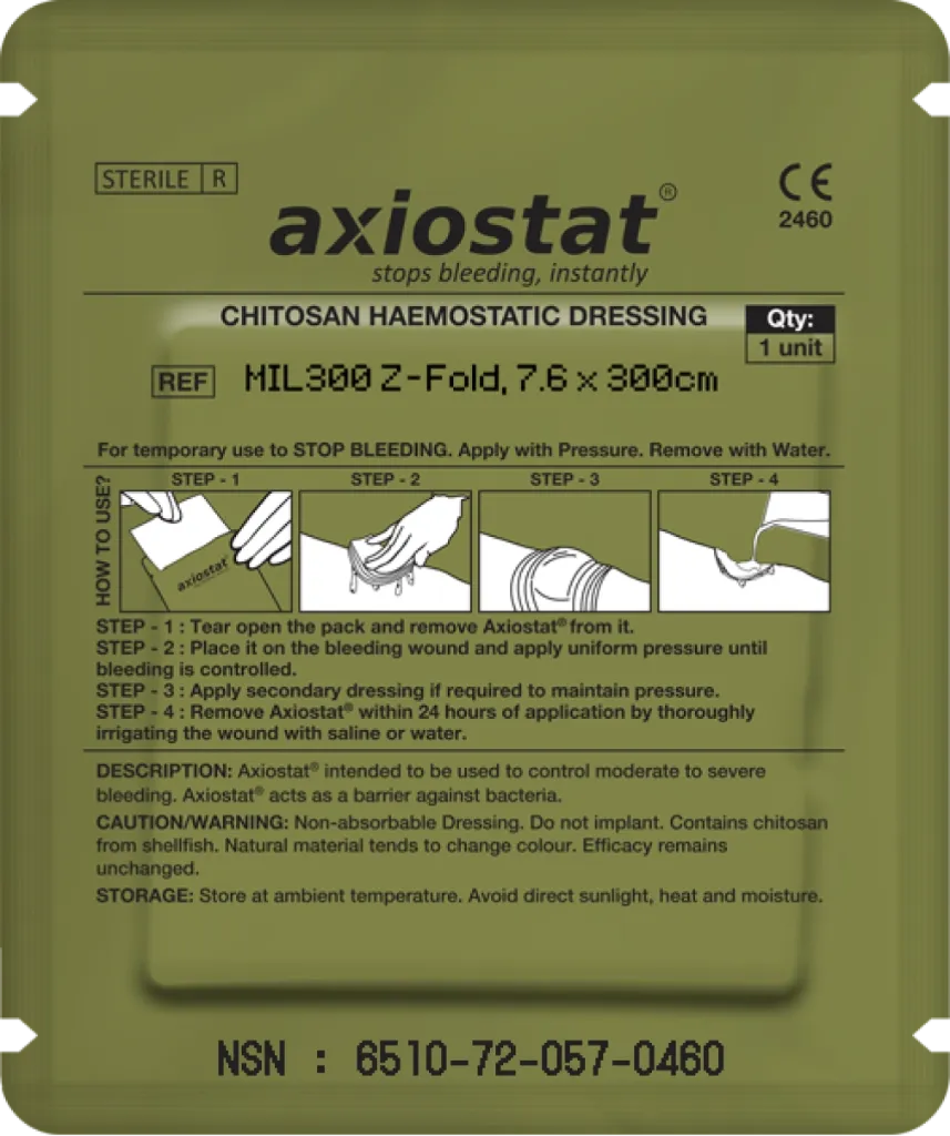 [MIL300] Z-Fold Hemostatic MIL300 76x3000 mm Axiostat