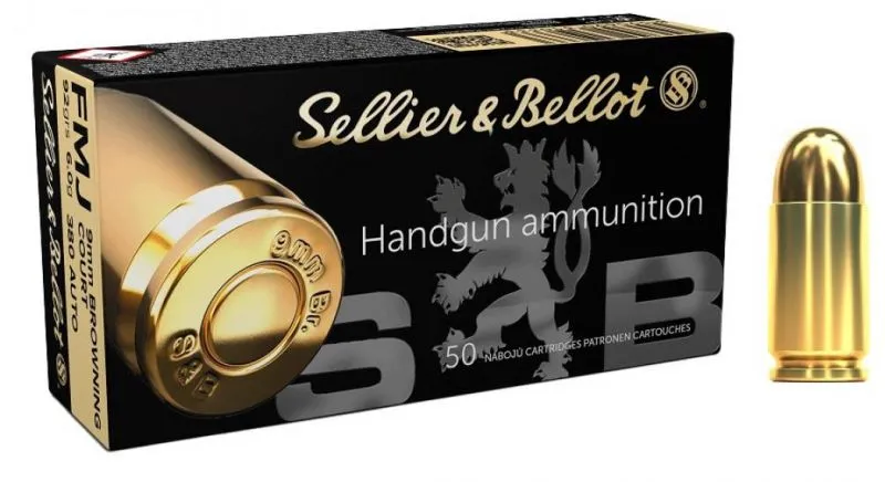 Sellier & Bellot 9mm browning court .380 auto (50pcs)