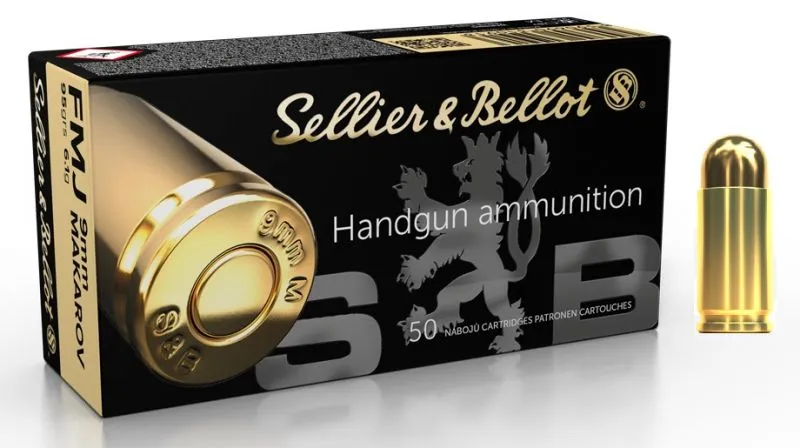 Sellier & Bellot 9mm Makarov (50pcs)