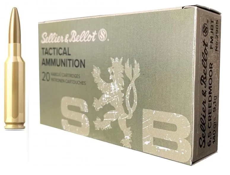 Sellier & Bellot 6,5 Creedmoor FMJ 140 gr (20pcs)