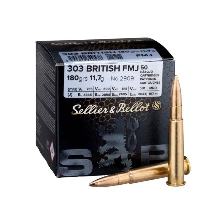 Sellier & Bellot 303 Brit FMJ (50 pcs)