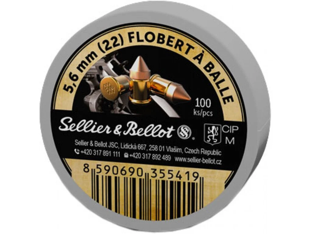 Sellier & Bellot 5.6mm (mini .22) Bosquettes Flobert (100pcs)
